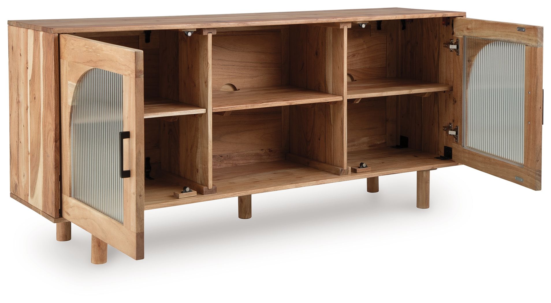Adway - Accent Cabinet - Natural Brown - Stylish Home Furniture