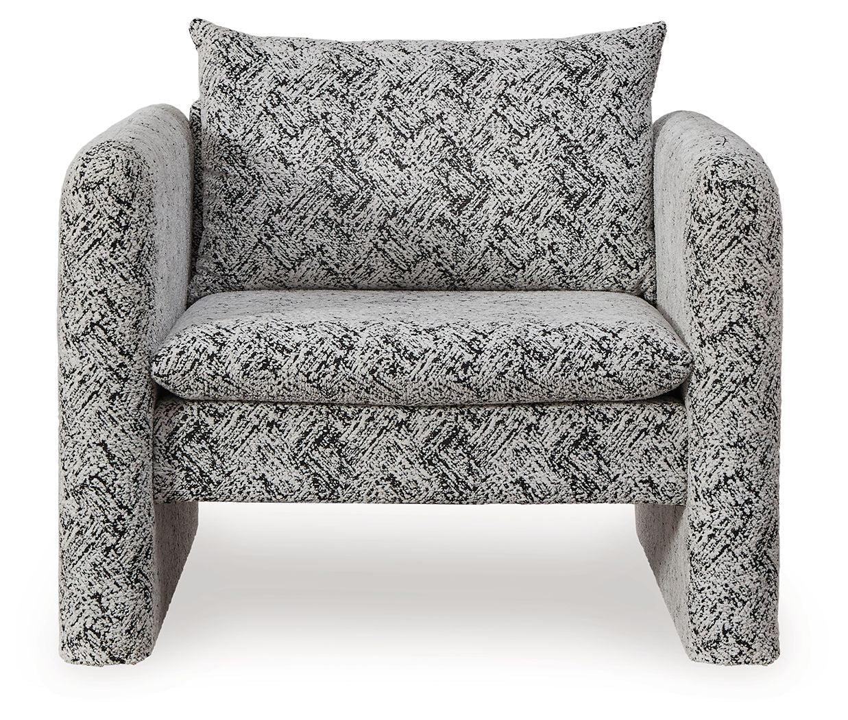 Kenbell - Accent Chair - Black / White - Stylish Home Furniture