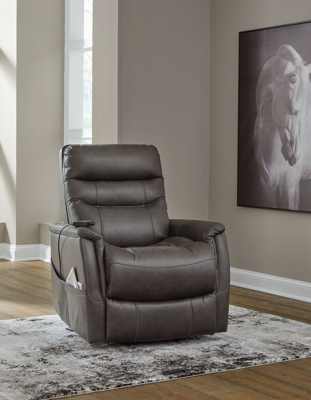 Strawbill - Power Lift Recliner - Stylish Home Furniture