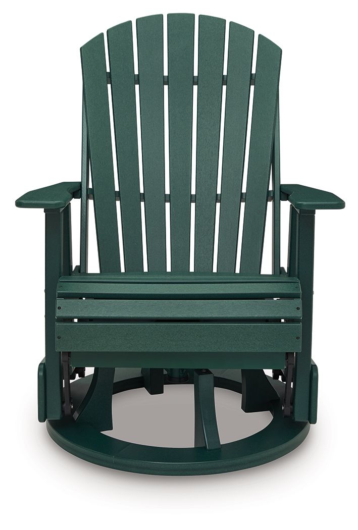 Shell Beach - Swivel Glider Chair - Green - Stylish Home Furniture