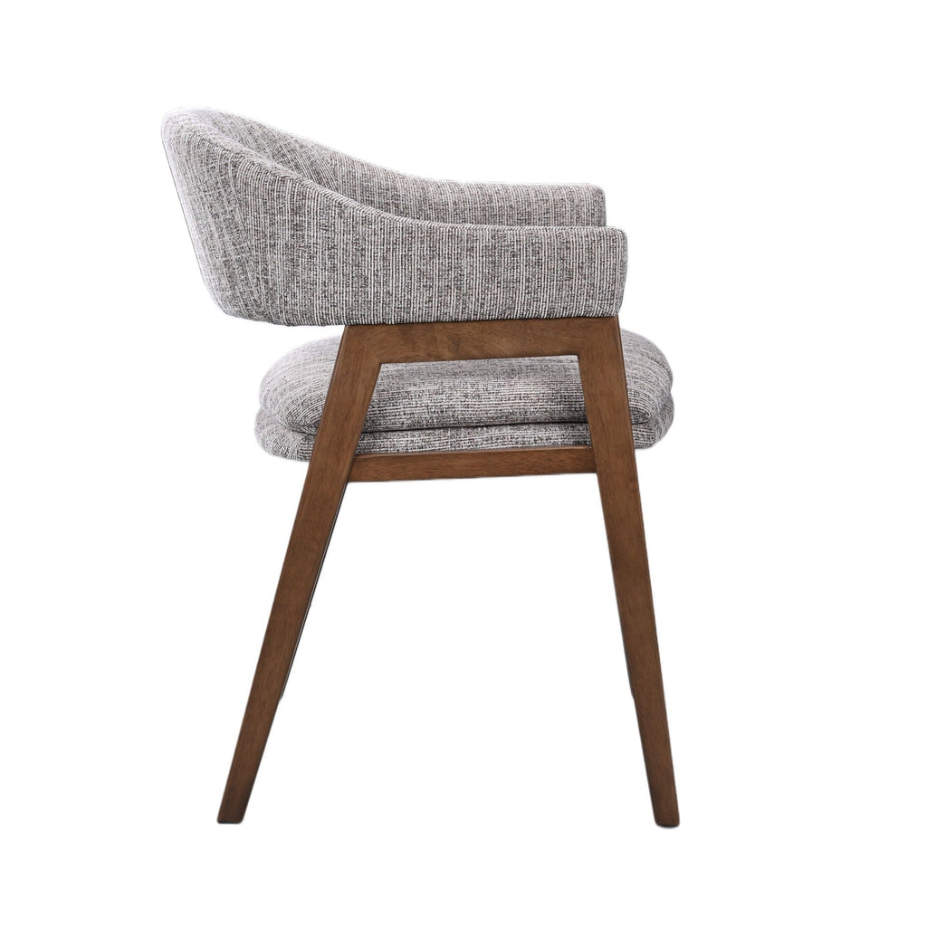 Miller - Arm Chair (Set of 2) - Walnut - Stylish Home Furniture