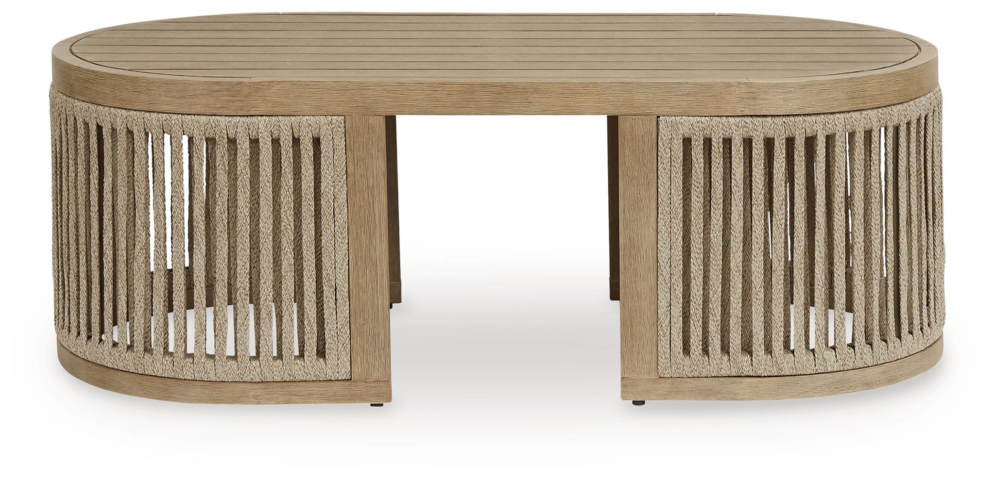 Serena Shores - Rectangular Cocktail Table - Beige - Stylish Home Furniture