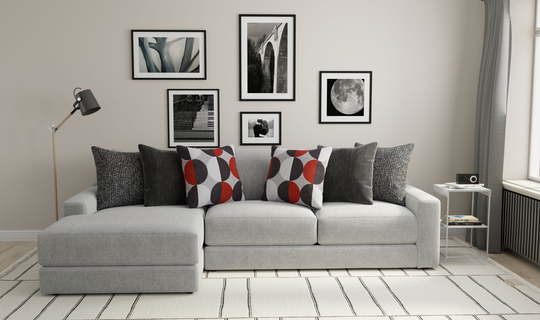 Arlo - Oversized Sofa Chaise - Stylish Home Furniture