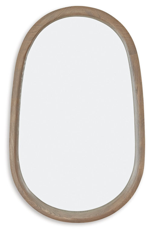 Aarilynn - Accent Mirror - Antique Brown - Stylish Home Furniture