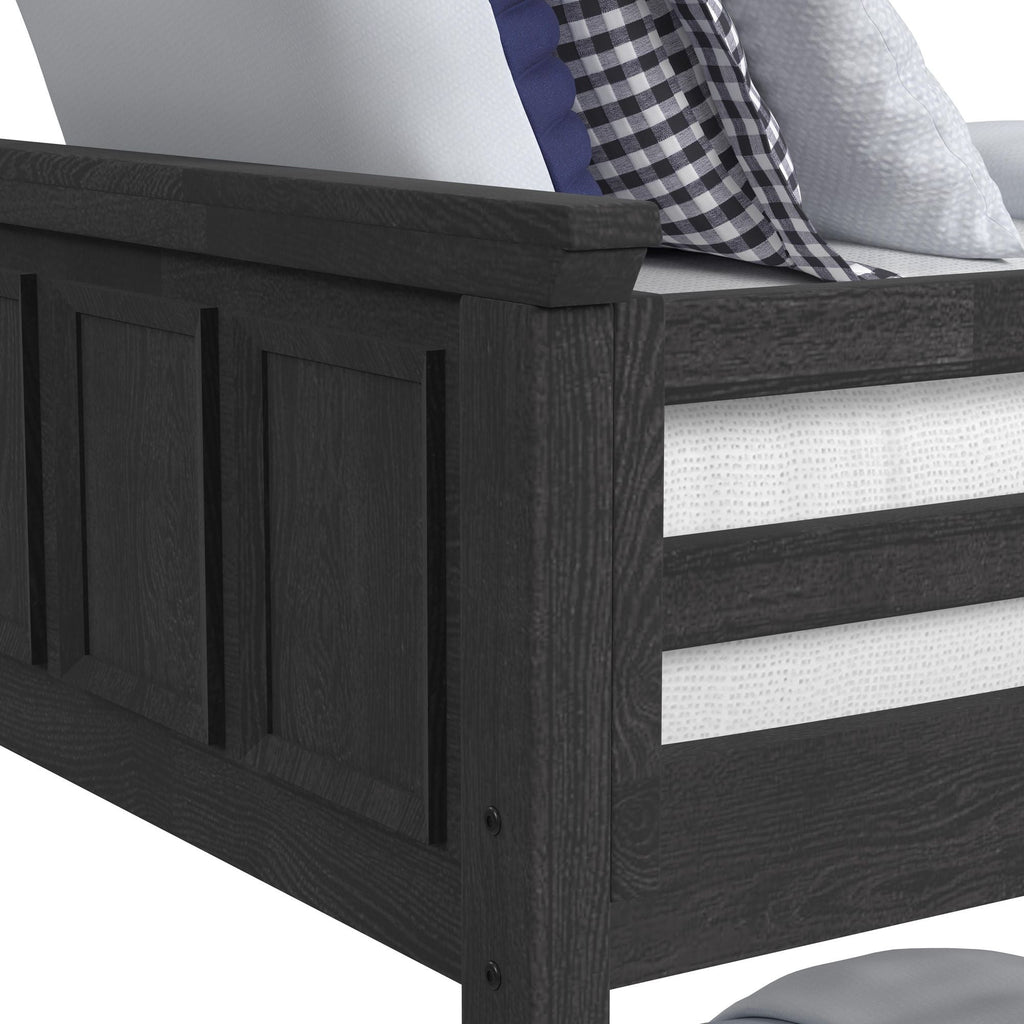 Hampton Kids - Bunk With Staircase And Trundle - Stylish Home Furniture