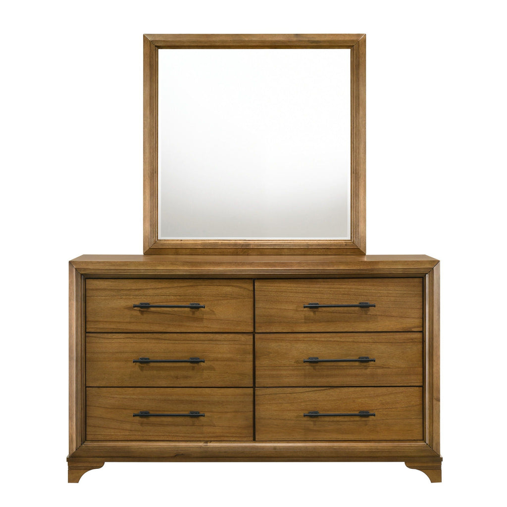 Talcott - Mirror - Honey - Stylish Home Furniture