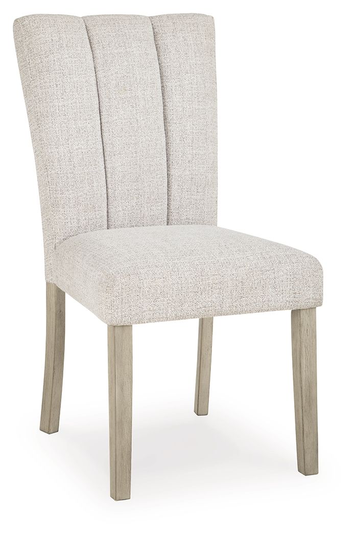 Larawyn - Dining Upholstered Side Chair (Set of 2) - Bisque - Stylish Home Furniture