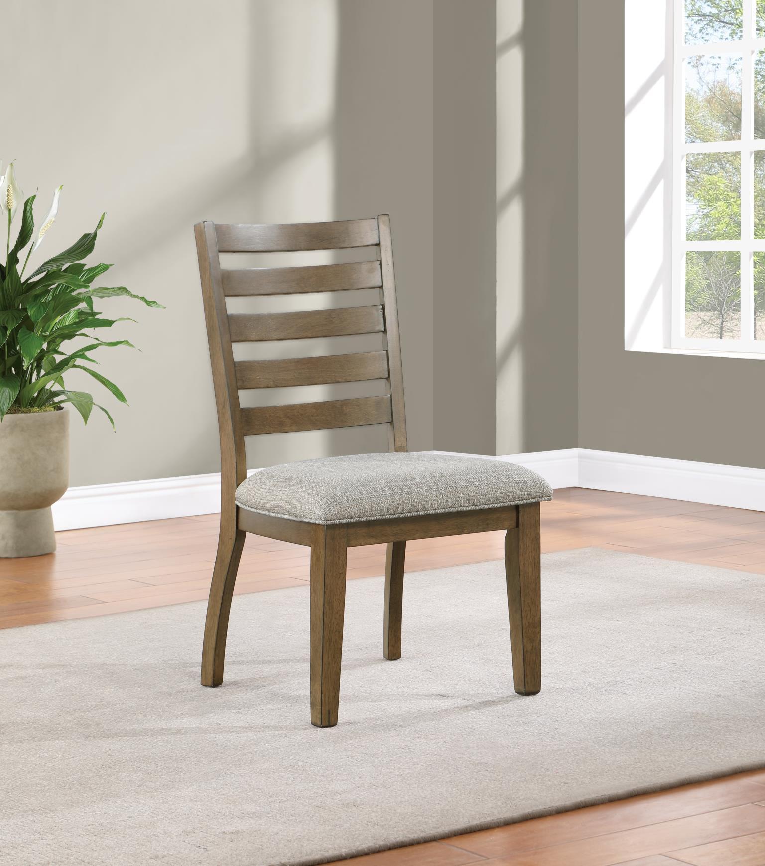 D145 - Dining Chair (Set of 2) - Brown - Stylish Home Furniture