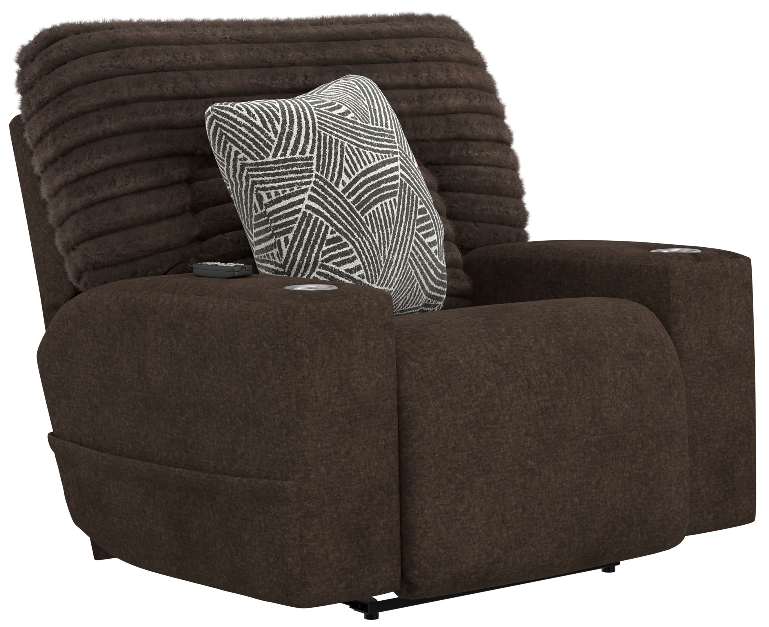 Zen - Power Recliner With CR3 Heat / Massage / Zero Gravity - Chocolate - Stylish Home Furniture