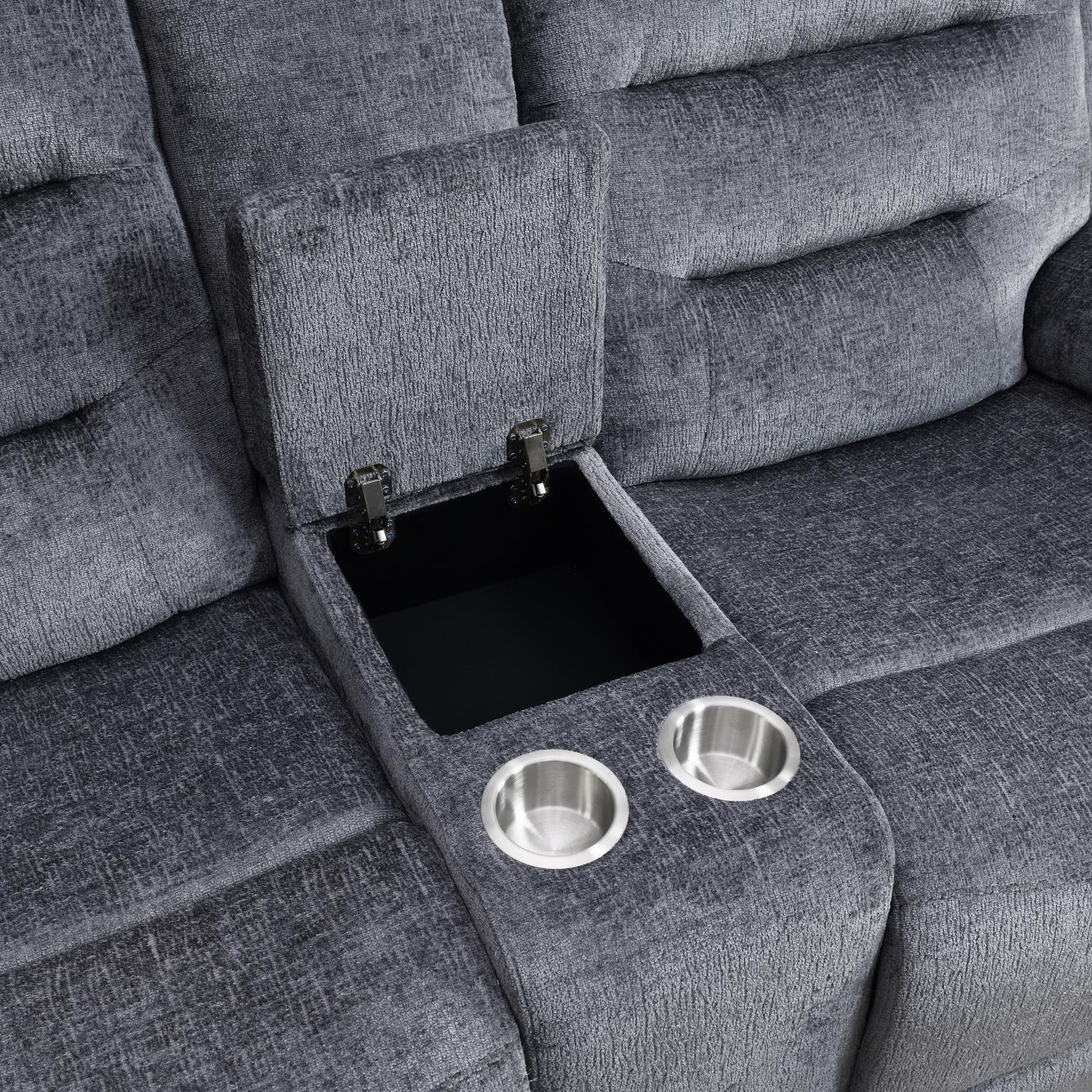 U152 - Motion Loveseat - Gray