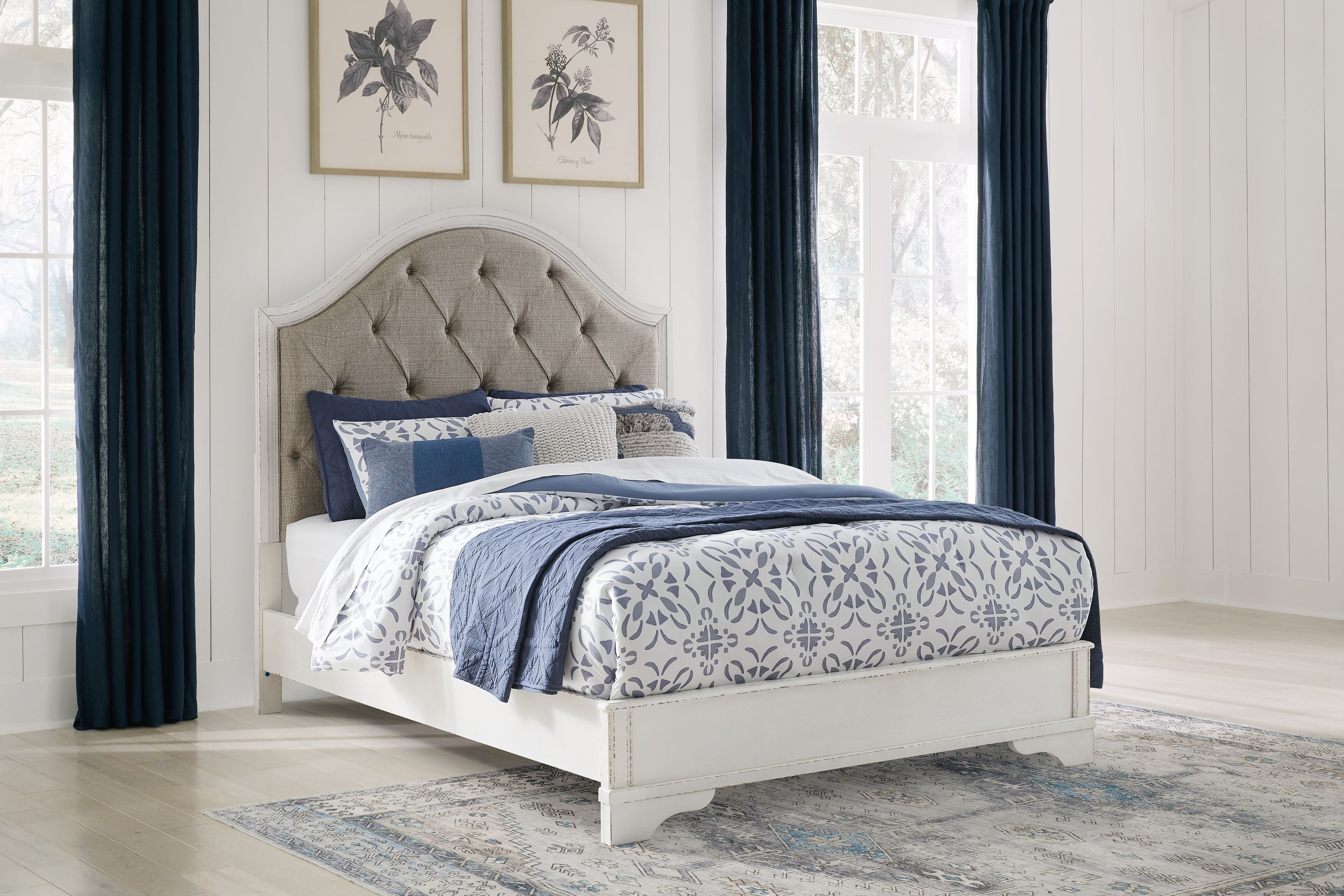 Blendon - Upholstered Panel Bed - Stylish Home Furniture