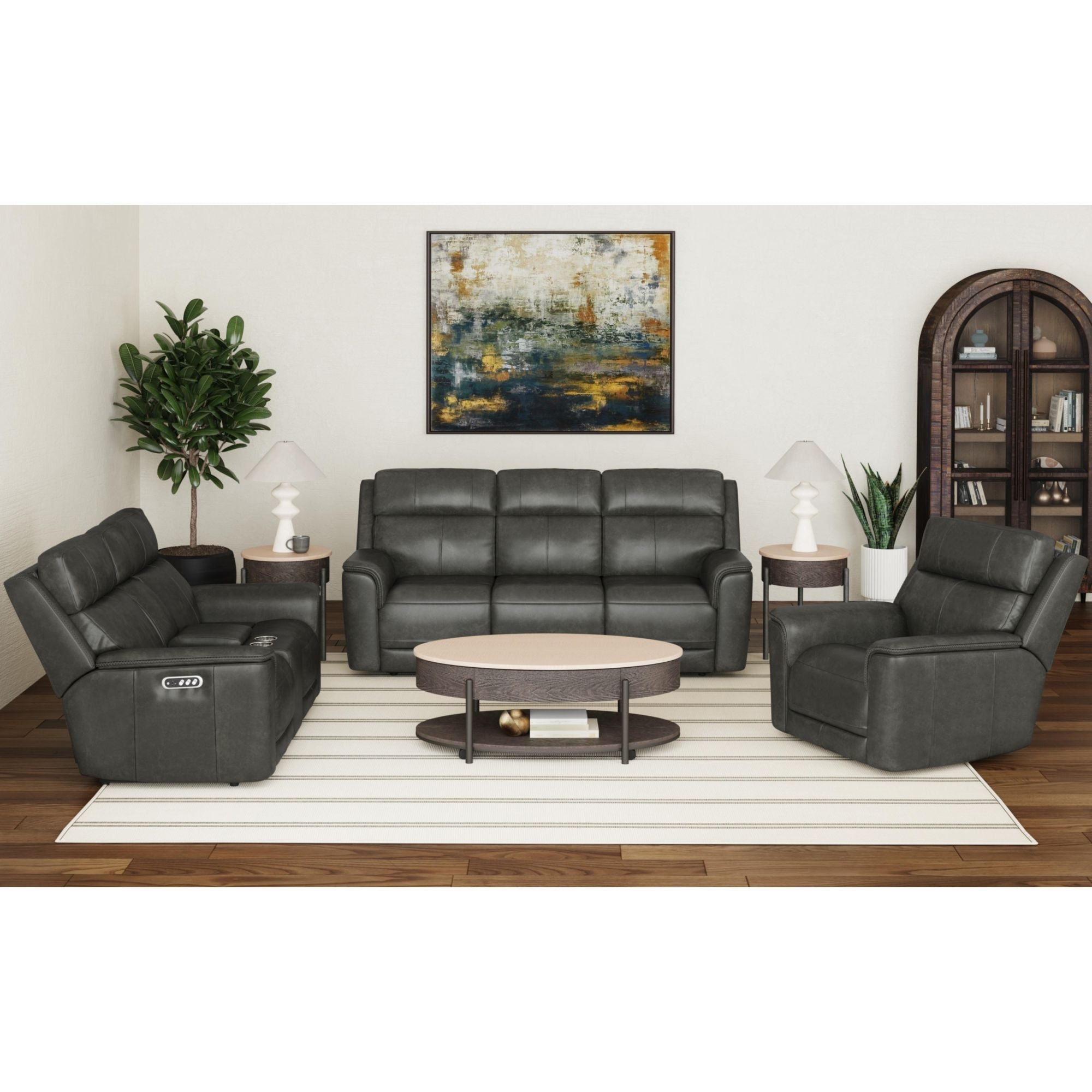 Mustang - P3 Loveseat With Console - Stylish Home Furniture