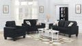 U436 - Velvet Loveseat - Black