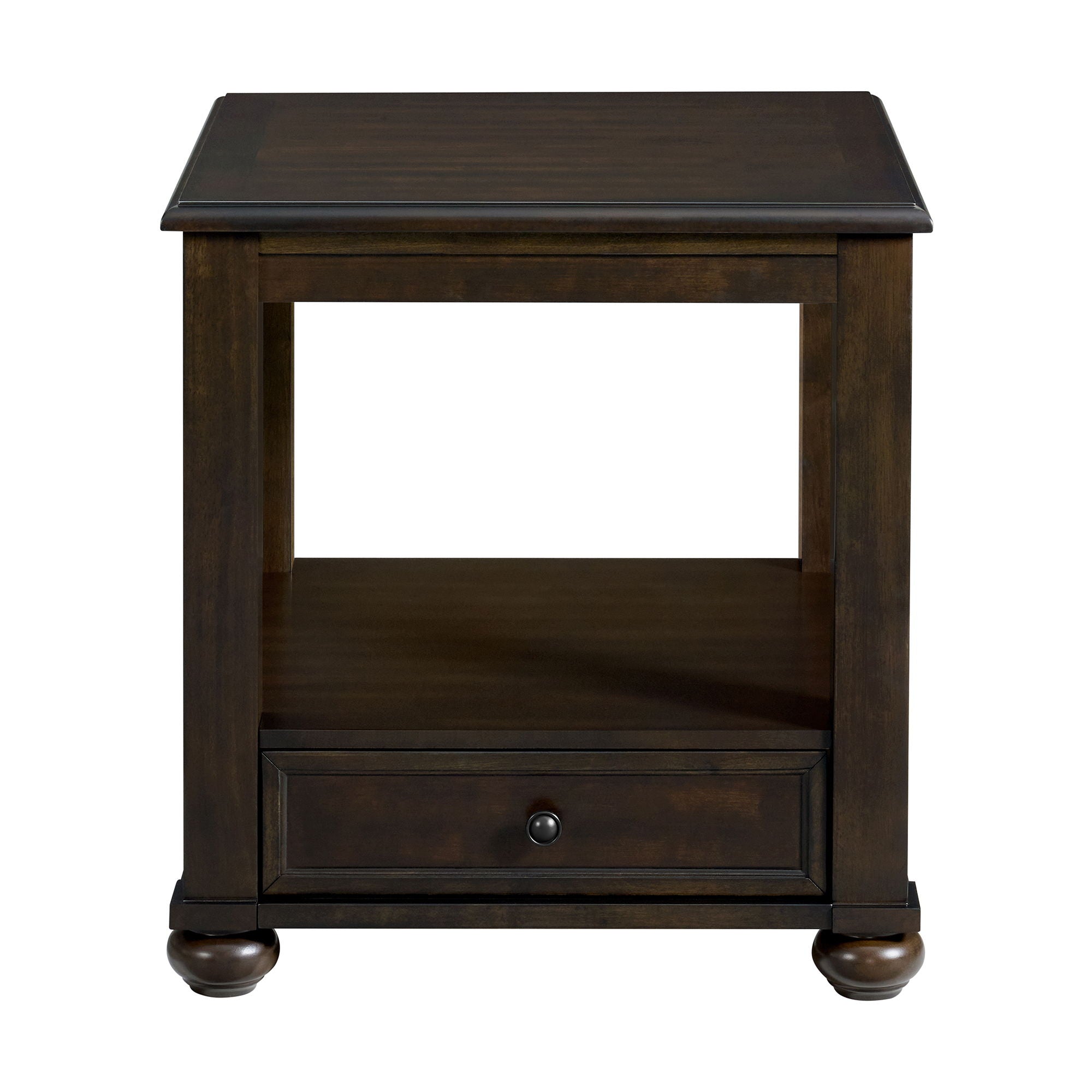 Wagner - End Table - Cherry - Stylish Home Furniture