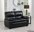 U529 - Loveseat - Black - Stylish Home Furniture