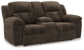 Frohn - Dbl Reclining Loveseat With Console - Stylish Home Furniture