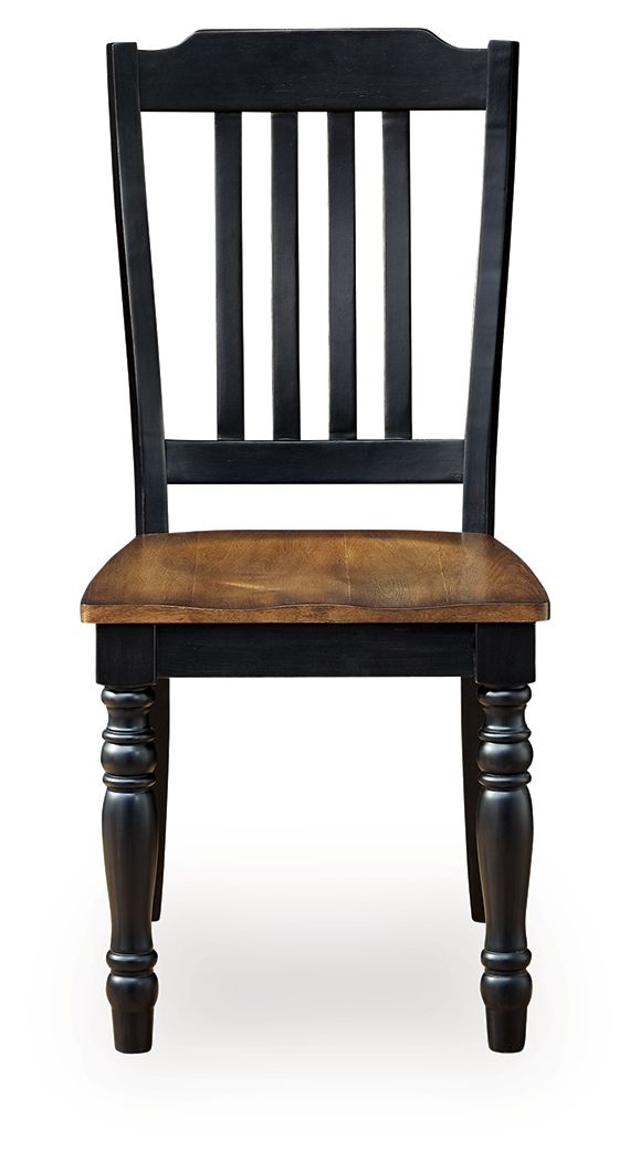 Clorazi - Dining Room Side Chair (Set of 2) - Black / Brown - Stylish Home Furniture