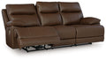 Vonryan - Power Reclining Sofa With Adj Headrest - Tobacco - Stylish Home Furniture