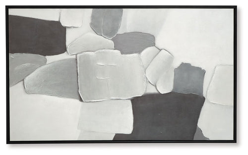 Adilson - Wall Art - White / Gray / Black - Stylish Home Furniture