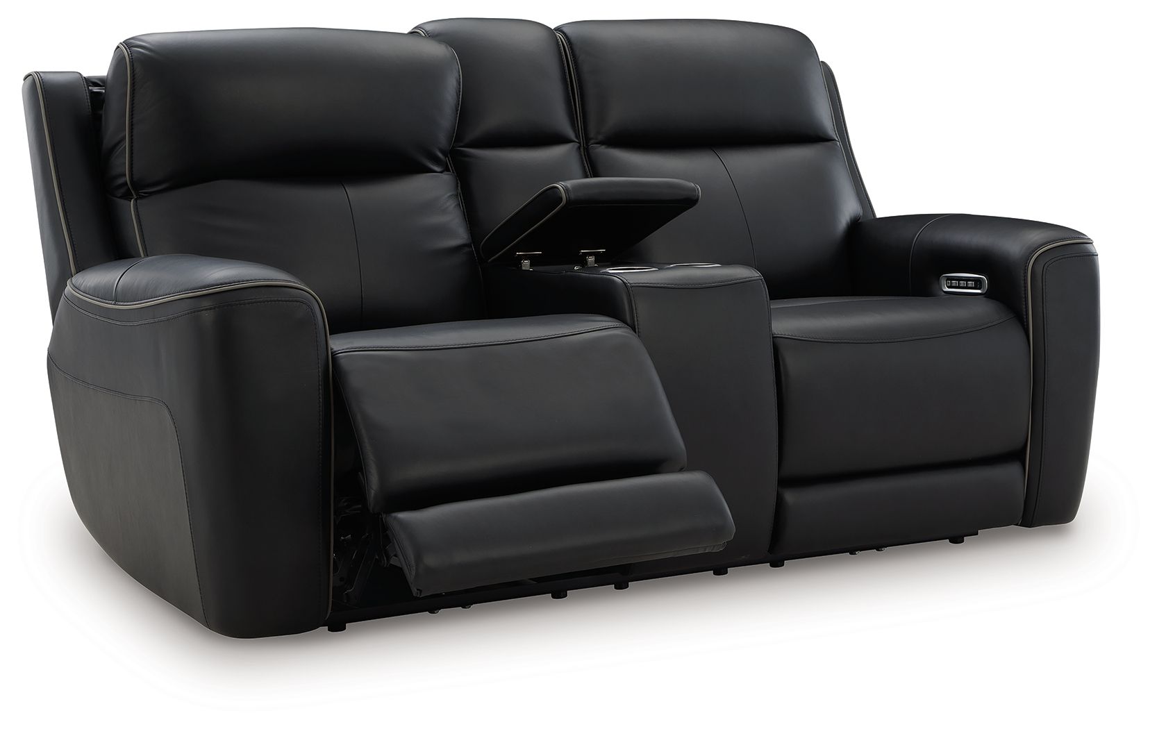 5Z-Comfort - Relaxation - Power Reclining Loveseat with Console / Adj Headrest - Stylish Home Furniture