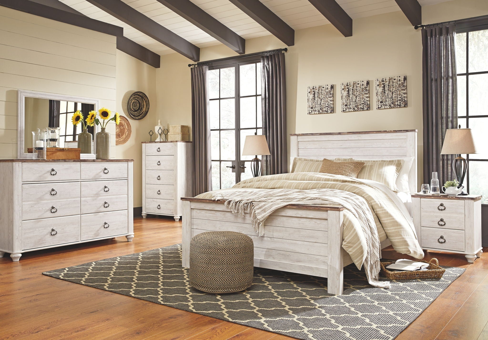 Willowton - Panel Bedroom Set - Stylish Home Furniture