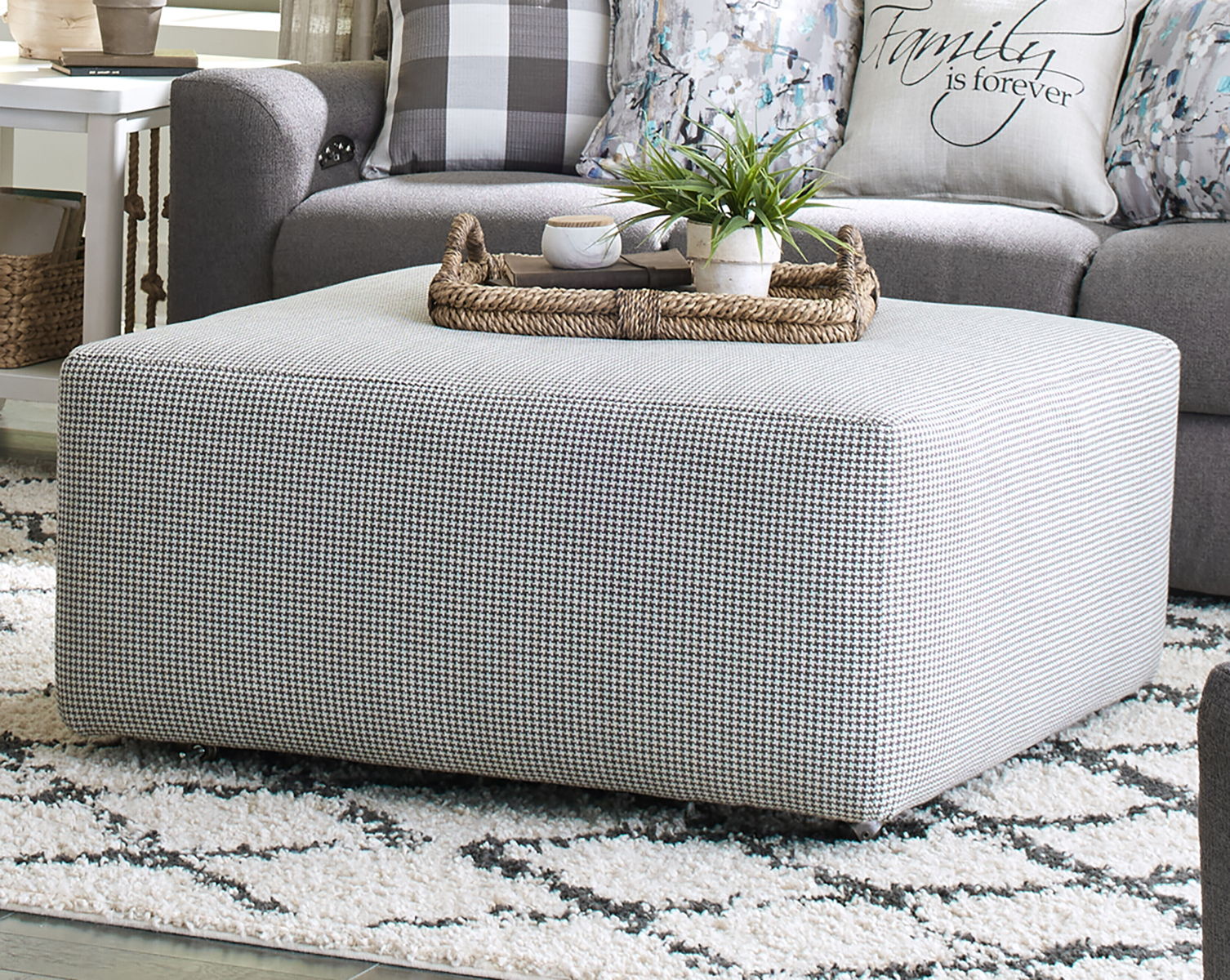 Searsport - Castered Cocktail Ottoman - Stylish Home Furniture