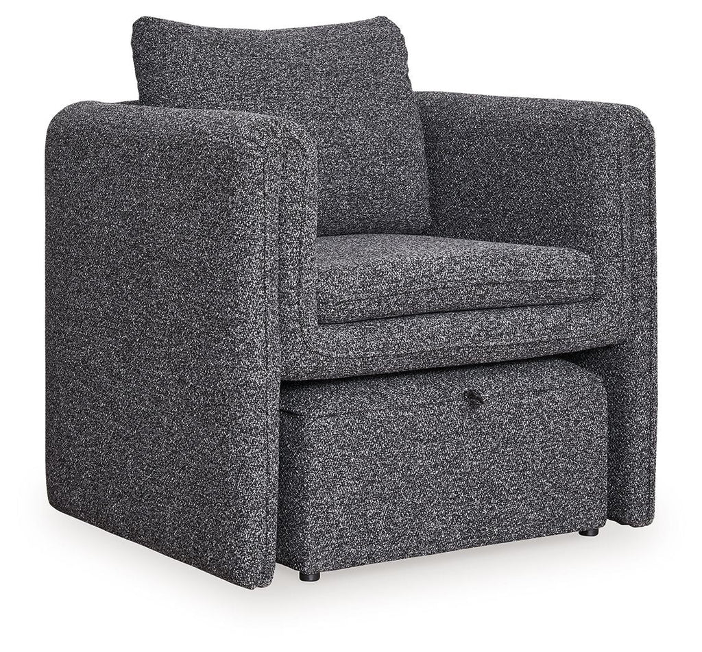 Vreni - Accent Chair - Charcoal / Black - Stylish Home Furniture