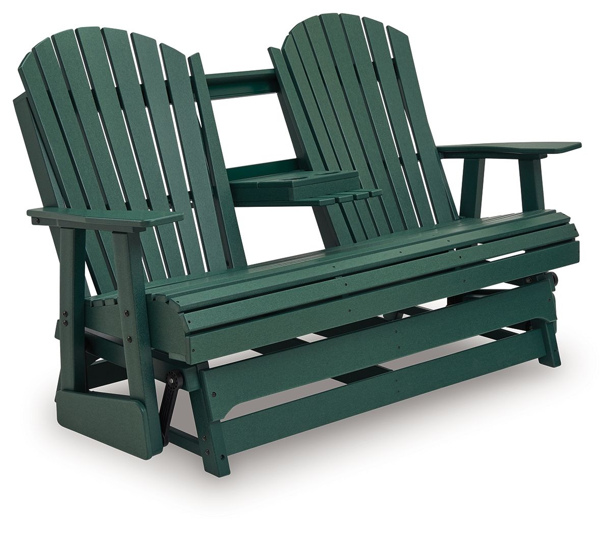 Shell Beach - Loveseat Glider - Green - Stylish Home Furniture