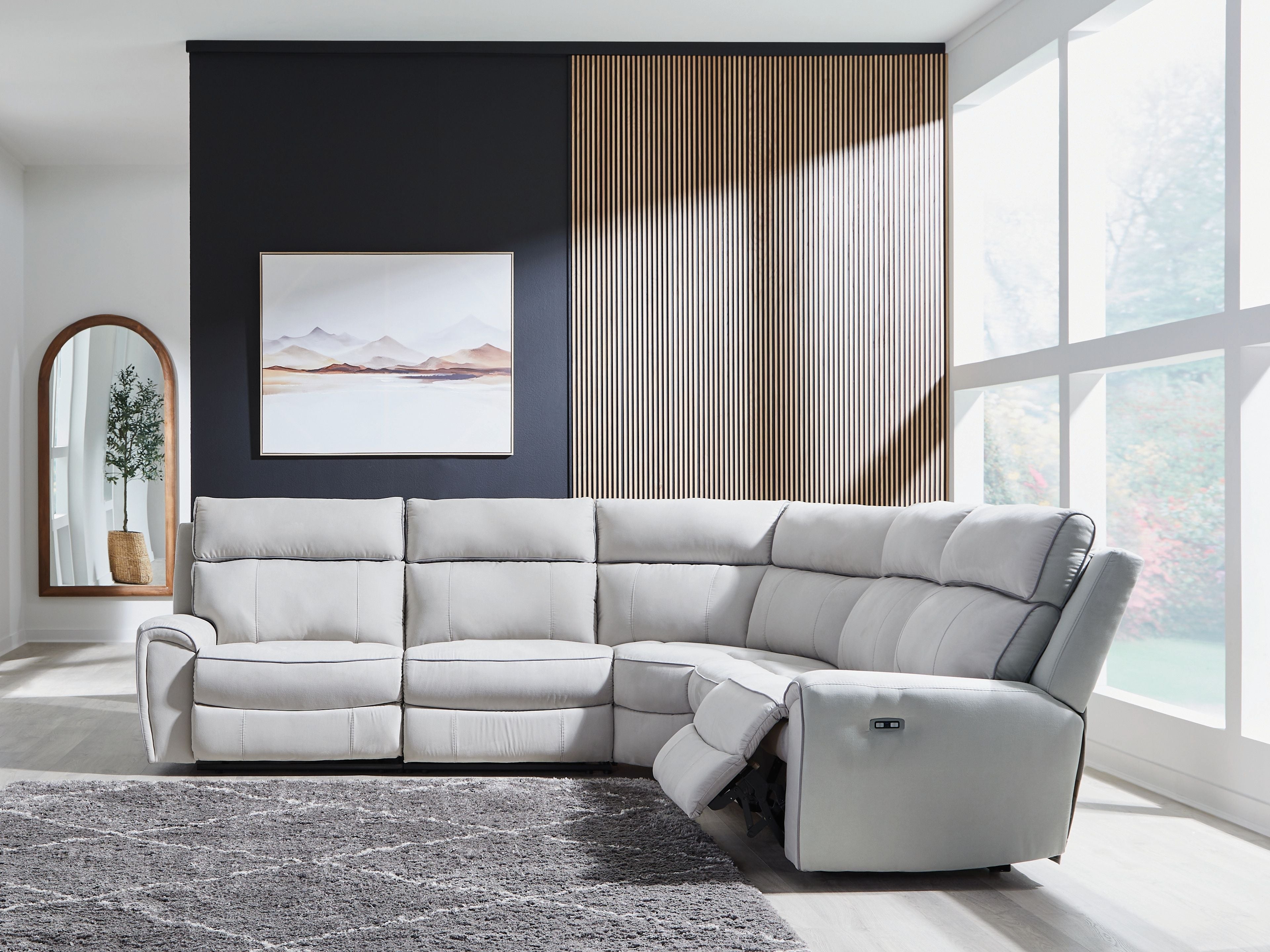 Social Pointe - Reclining Sectional - Stylish Home Furniture