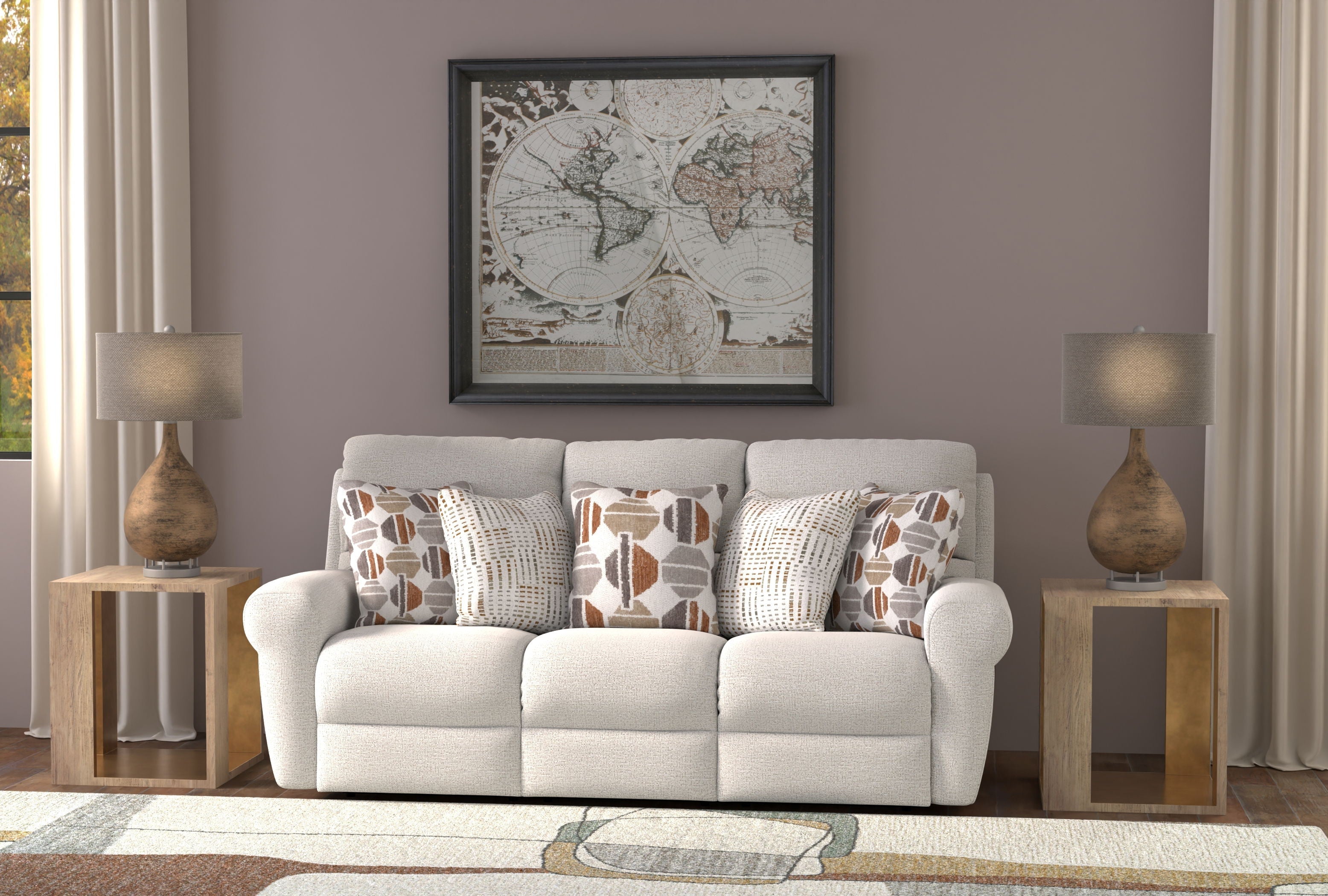 Kellen - Lay Flat Reclining Sofa - Stylish Home Furniture