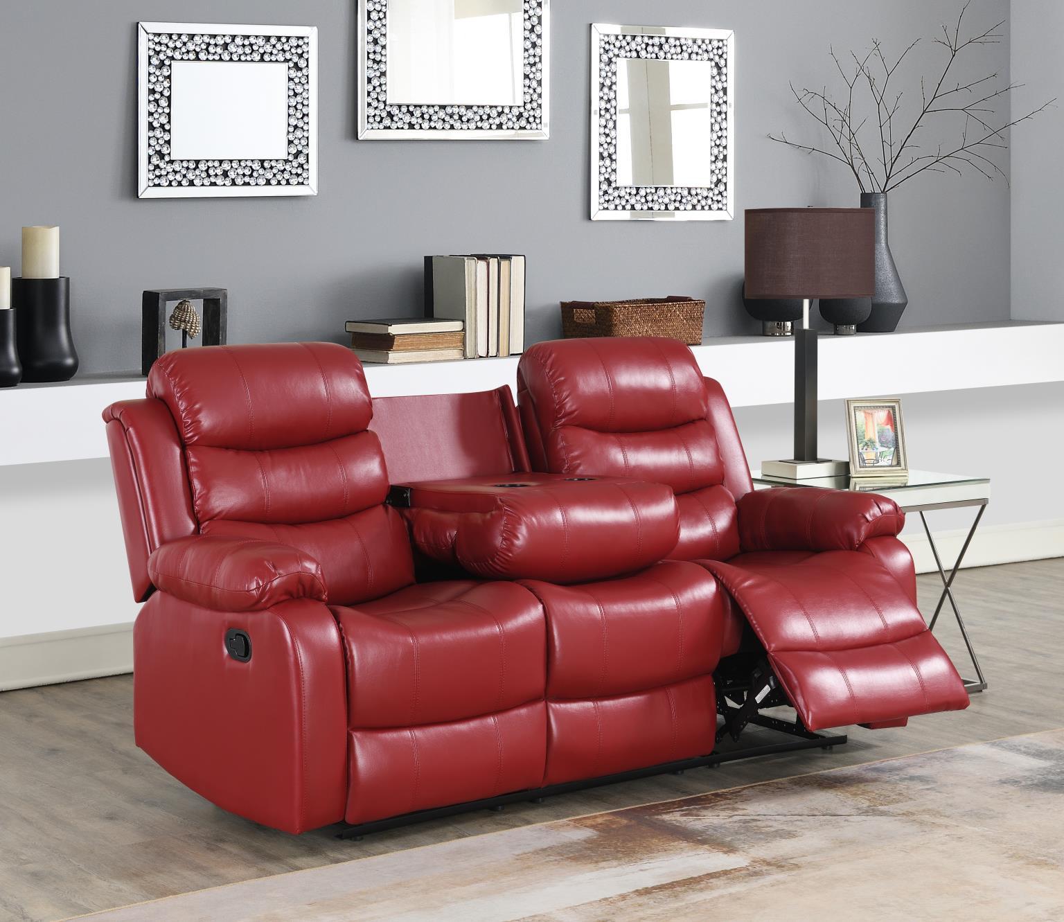 U192 - Motion Sofa - Red - Stylish Home Furniture
