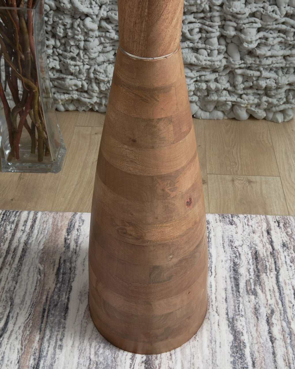 Ailsa - Wood Floor Lamp - Natural Brown - Stylish Home Furniture