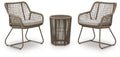 Majors Beach - Outdoor Table And 2 Chairs (Set of 3) - Beige - Stylish Home Furniture