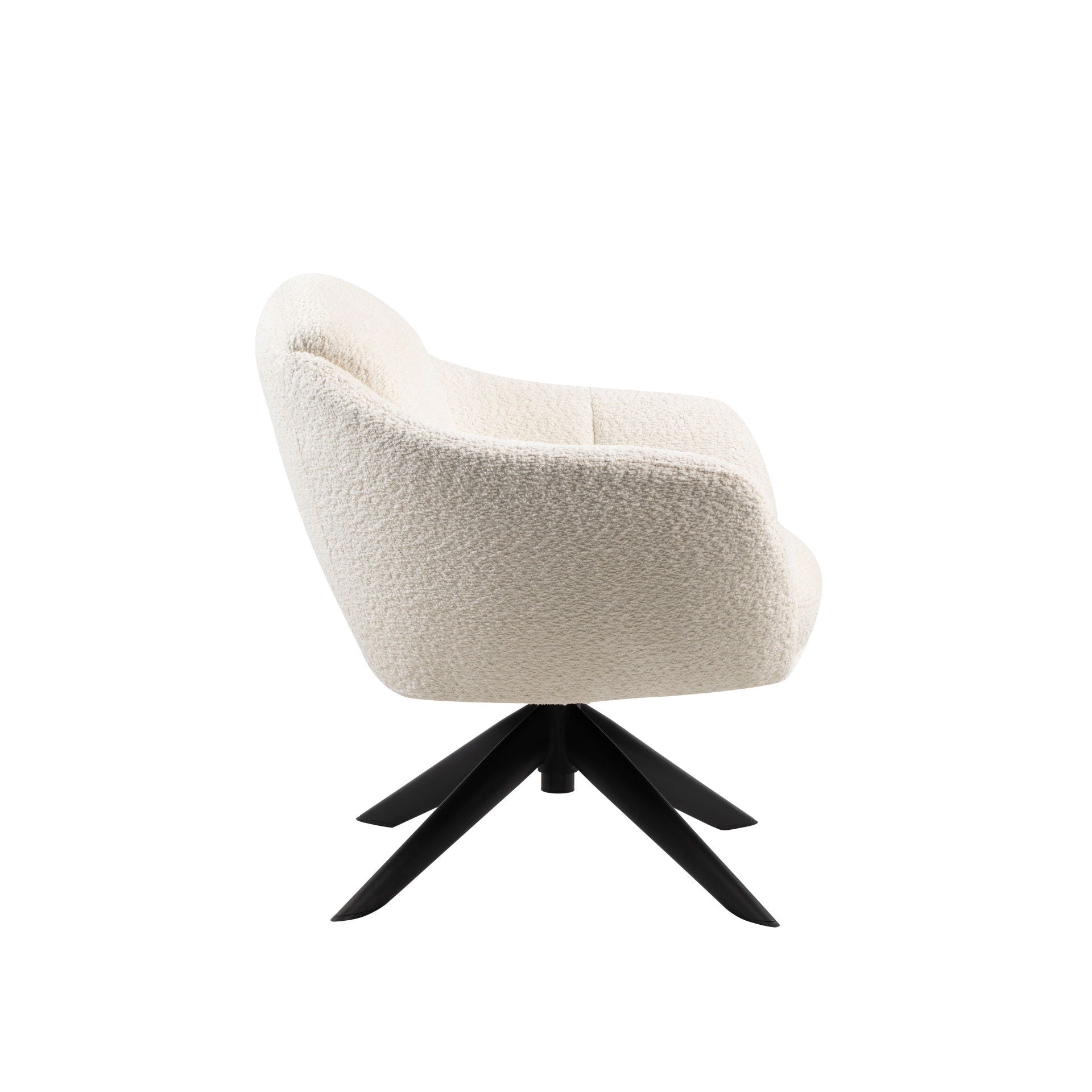 Fleming - Boucle Swivel Lounge Chair - Stylish Home Furniture