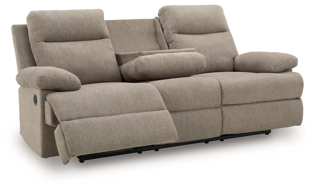 Side-Swipe - Reclining Sofa With Drop Down Table - Stylish Home Furniture