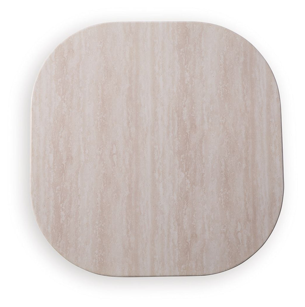 Dolan Creek - Square End Table - Beige / Brown - Stylish Home Furniture
