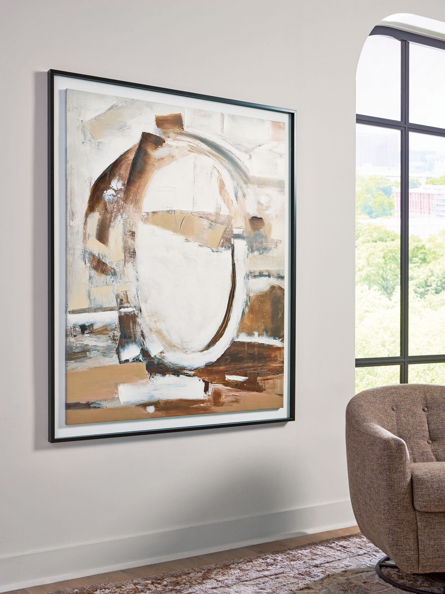 Bradlow - Wall Art - Brown / White / Black - Stylish Home Furniture