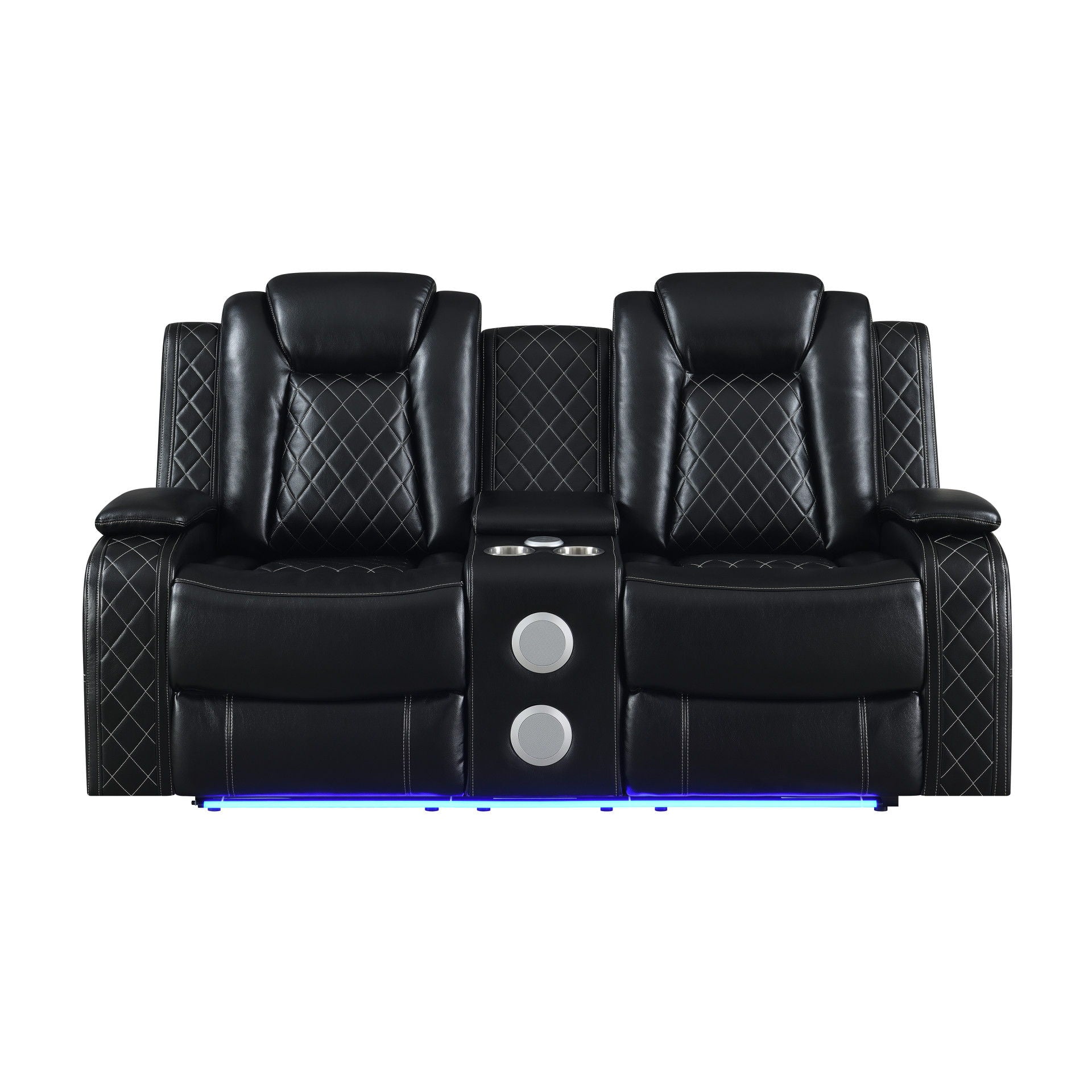 Orion II - Console Loveseat With Dual Recliners - Stylish Home Furniture