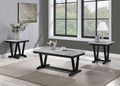 T120 - Table Set (Set of 3) - White - Stylish Home Furniture