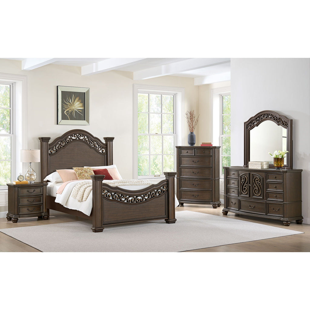 Brunswick - 5-Drawer Chest - Mahogany