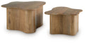 Abeford - Accent Cocktail Table (Set of 2) - Brown - Stylish Home Furniture