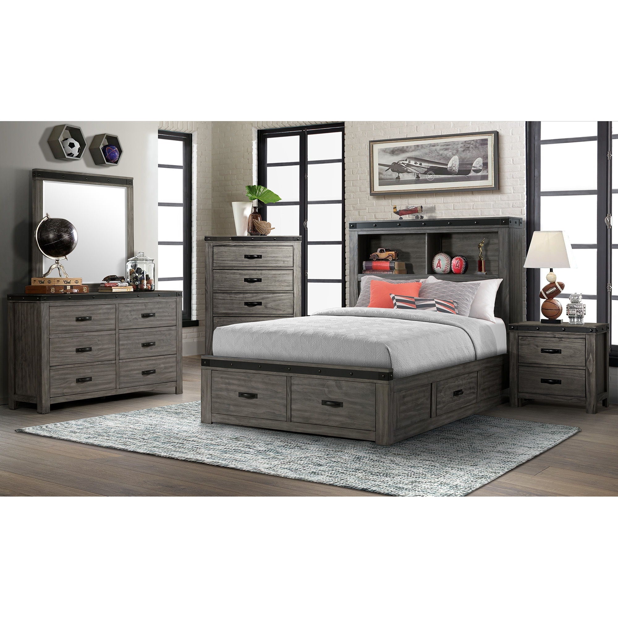Wade - Youth 6-Drawer Dresser - Stylish Home Furniture