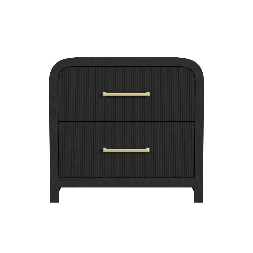 Ridgemont - 2-Drawer Nightstand With USB - Stylish Home Furniture