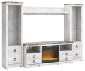 Willowton - Entertainment Center With Fireplace Option - Stylish Home Furniture