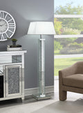 A1030 - LED Floor Lamp (Sold With Lamp Shade A1000-B) - Pearl Silver - Stylish Home Furniture