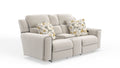 Micah - Power Headrest Power Deep Seat Reclining Console Loveseat - Oatmeal - Stylish Home Furniture