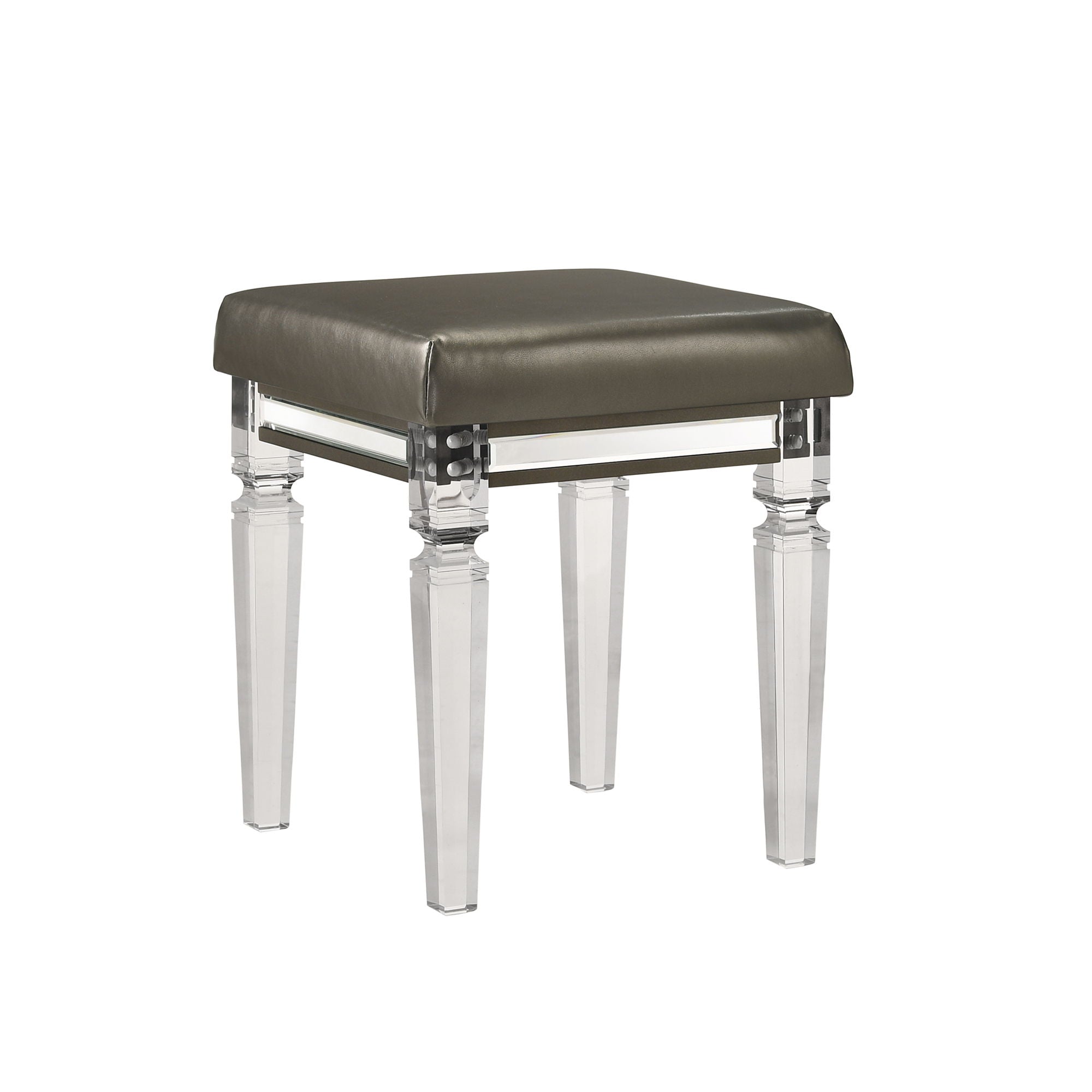 Twenty Nine - Vanity Stool With Acrylic Leg - Stylish Home Furniture