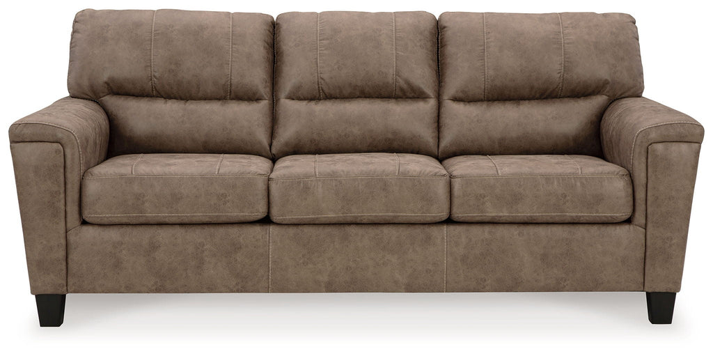 Navi - 3 Pc. - Sofa, Loveseat, Rocker Recliner - Fossil - Stylish Home Furniture