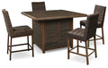 Paradise Trail - Outdoor Fire Pit Table Set - Stylish Home Furniture