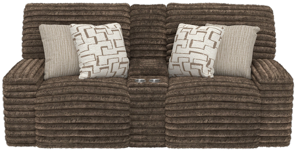 Lynx - Power Reclining Console Loveseat With Zero Gravity - Stylish Home Furniture